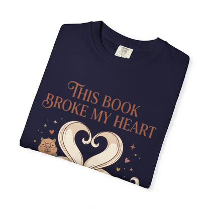 Book Lover T‑Shirt — "This Book Broke My Heart" Graphic Tee