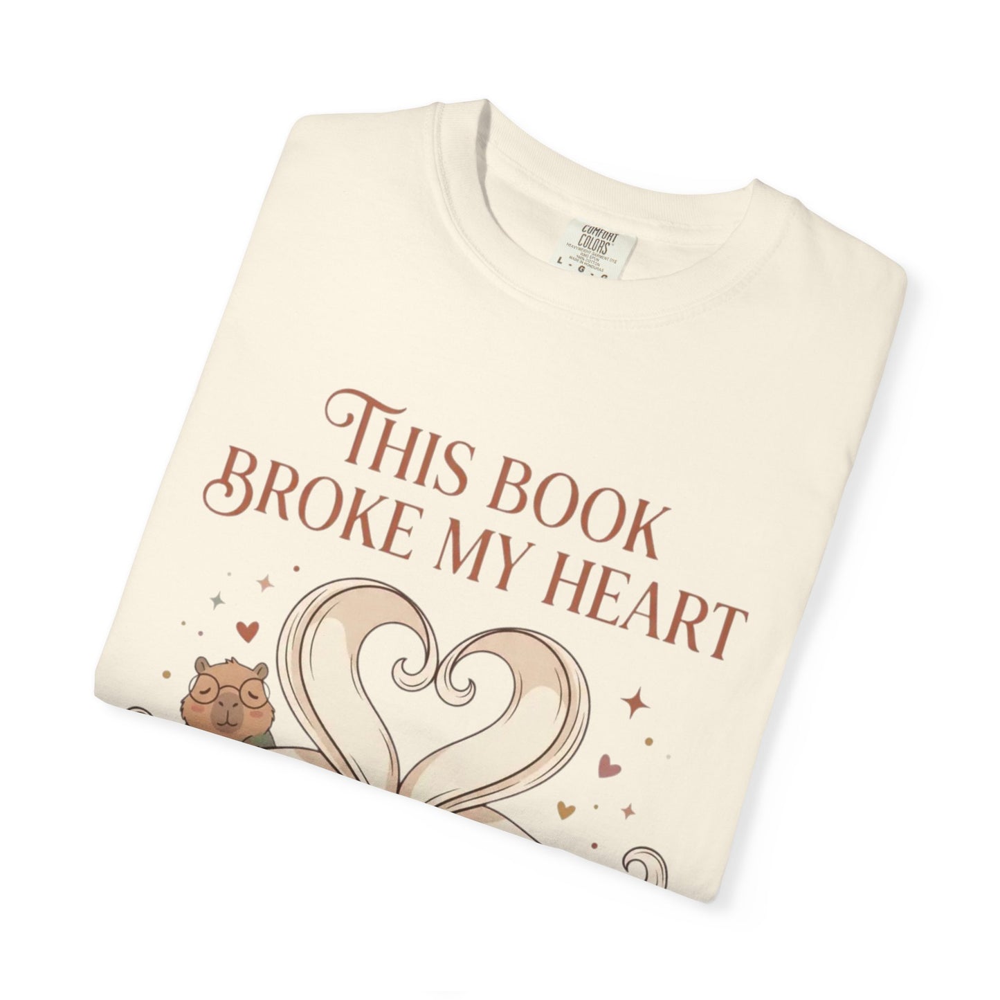 Book Lover T‑Shirt — "This Book Broke My Heart" Graphic Tee