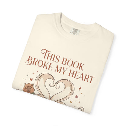 Book Lover T‑Shirt — "This Book Broke My Heart" Graphic Tee