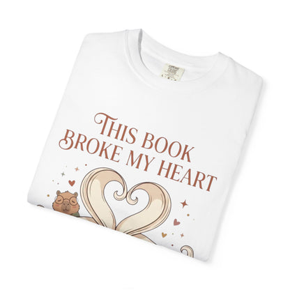 Book Lover T‑Shirt — "This Book Broke My Heart" Graphic Tee