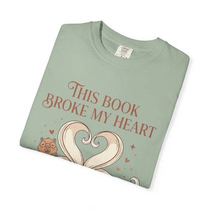 Book Lover T‑Shirt — "This Book Broke My Heart" Graphic Tee