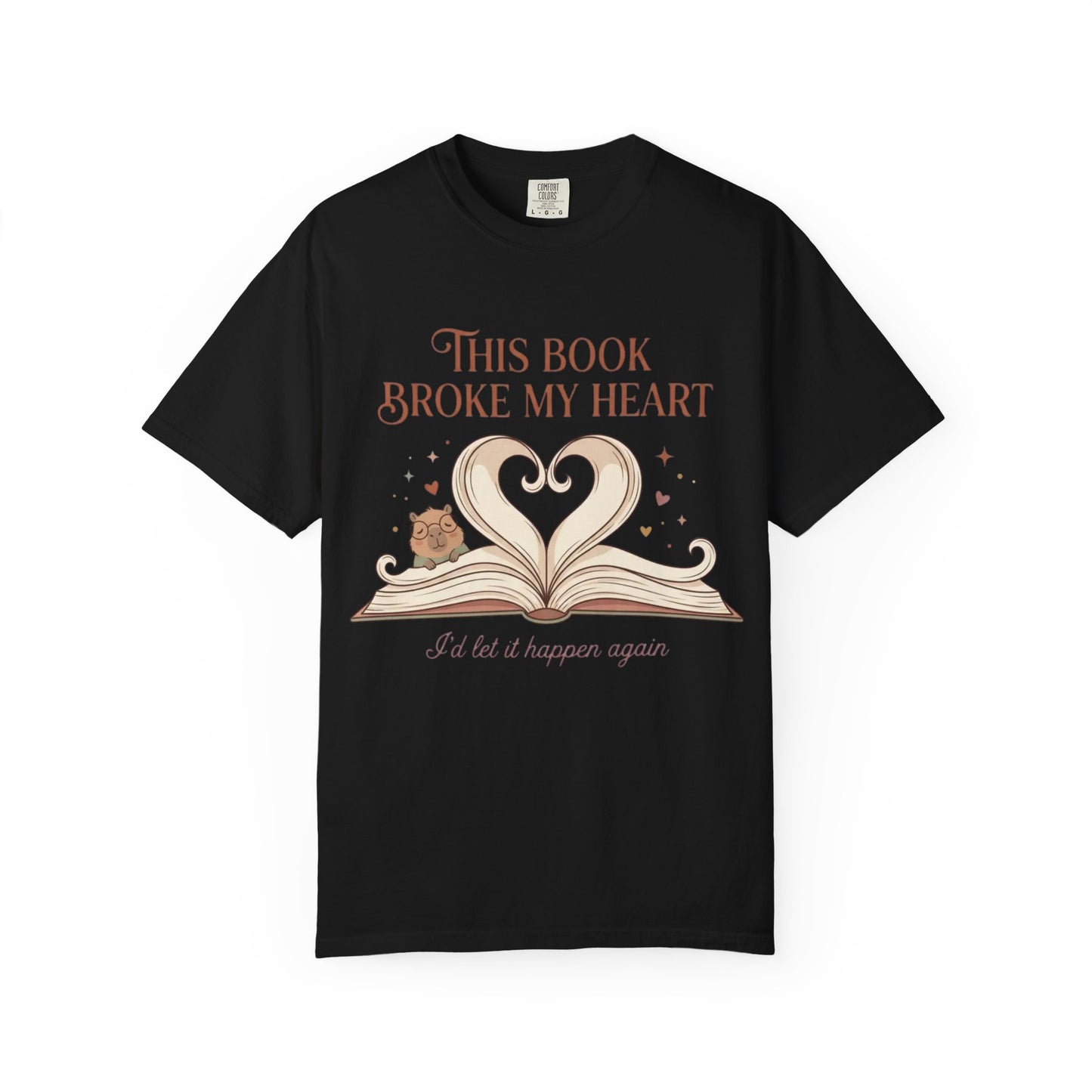 Book Lover T‑Shirt — "This Book Broke My Heart" Graphic Tee