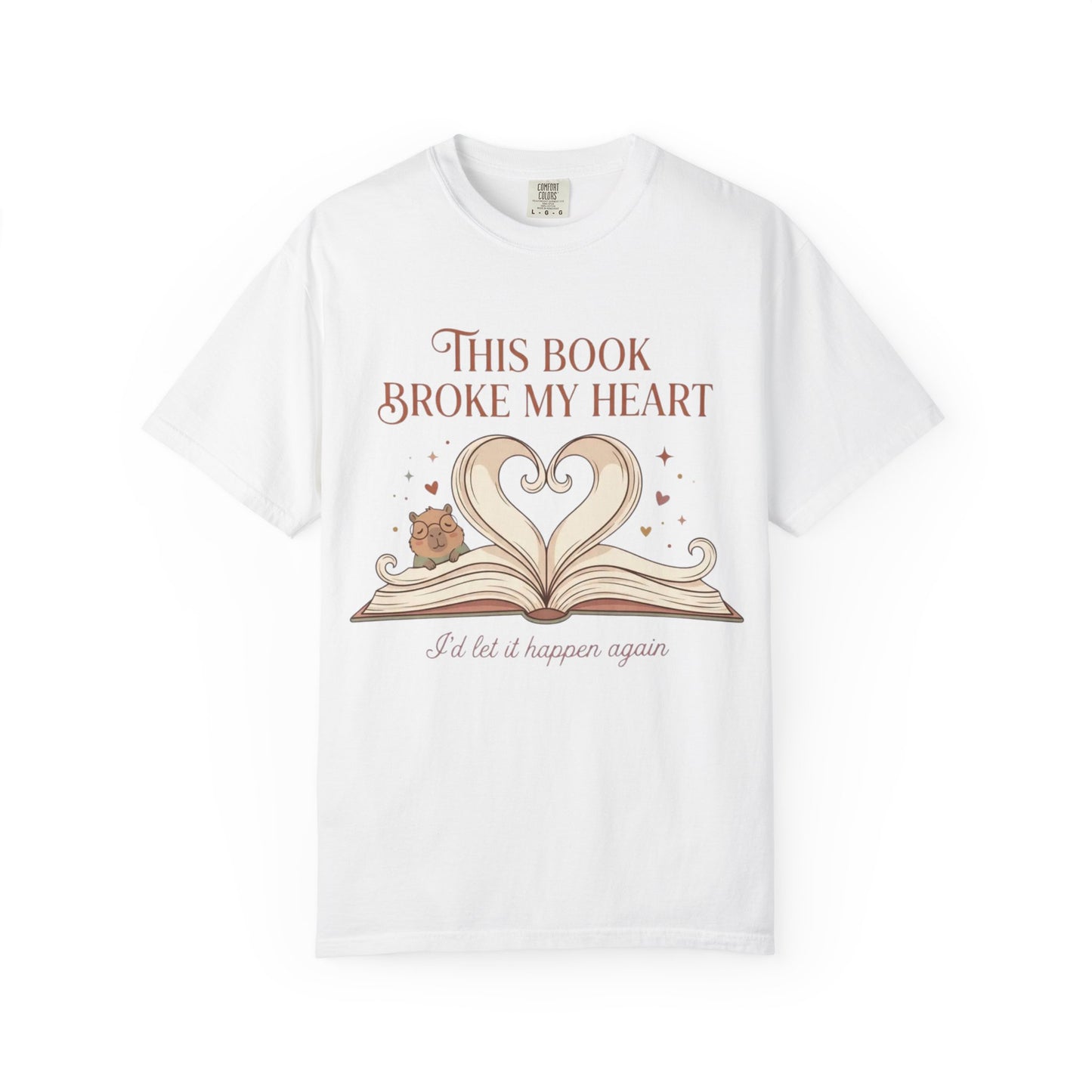 Book Lover T‑Shirt — "This Book Broke My Heart" Graphic Tee