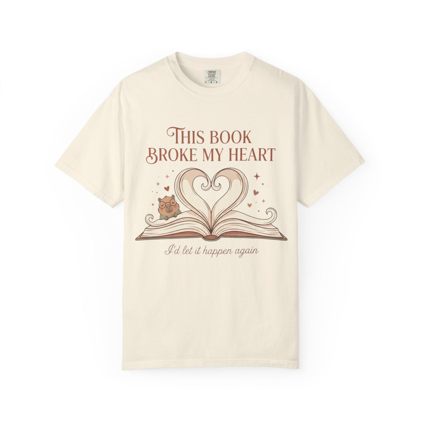 Book Lover T‑Shirt — "This Book Broke My Heart" Graphic Tee