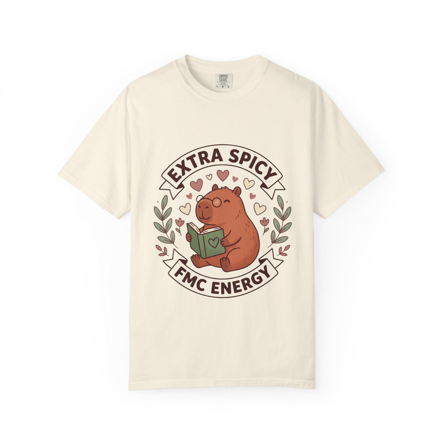 Extra Spicy FMC Energy T-Shirt — Cute Reading Bear Graphic Tee