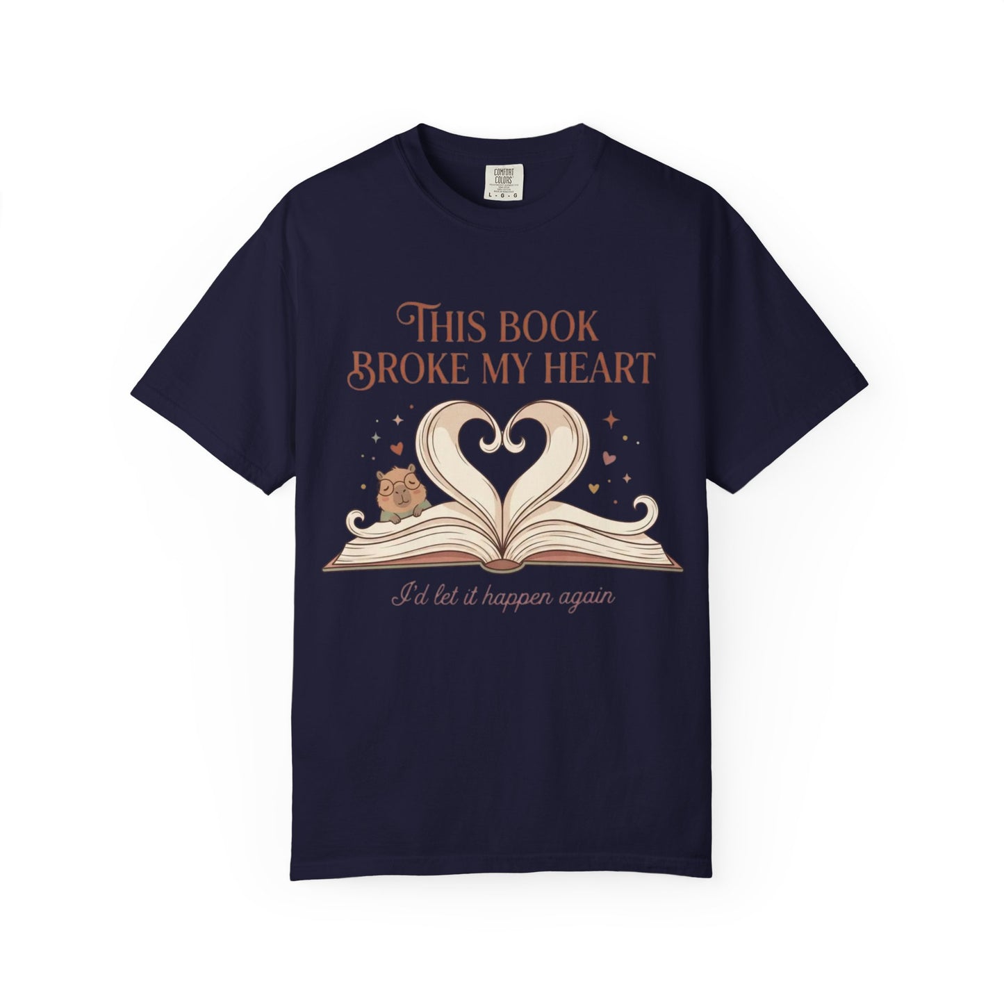Book Lover T‑Shirt — "This Book Broke My Heart" Graphic Tee