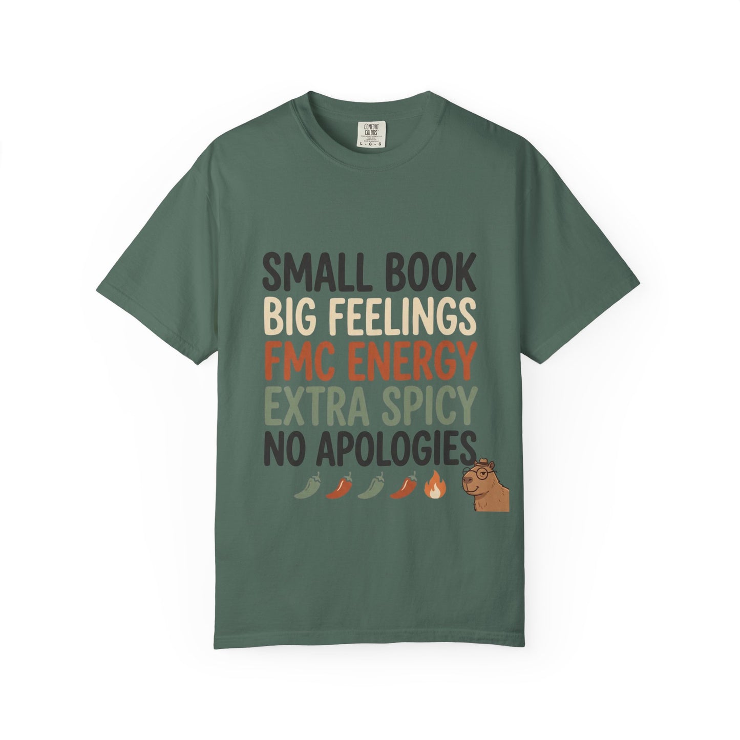 T-Shirt — "Small Book, Big Feelings, FMC Energy" Funny Literary Tee