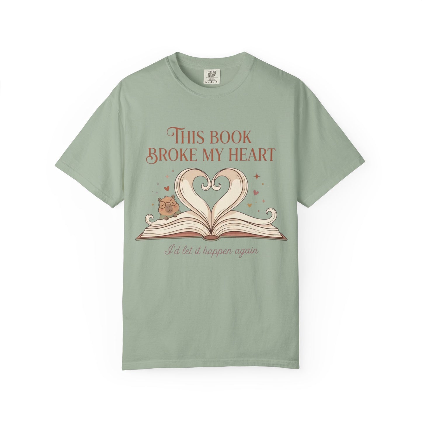 Book Lover T‑Shirt — "This Book Broke My Heart" Graphic Tee